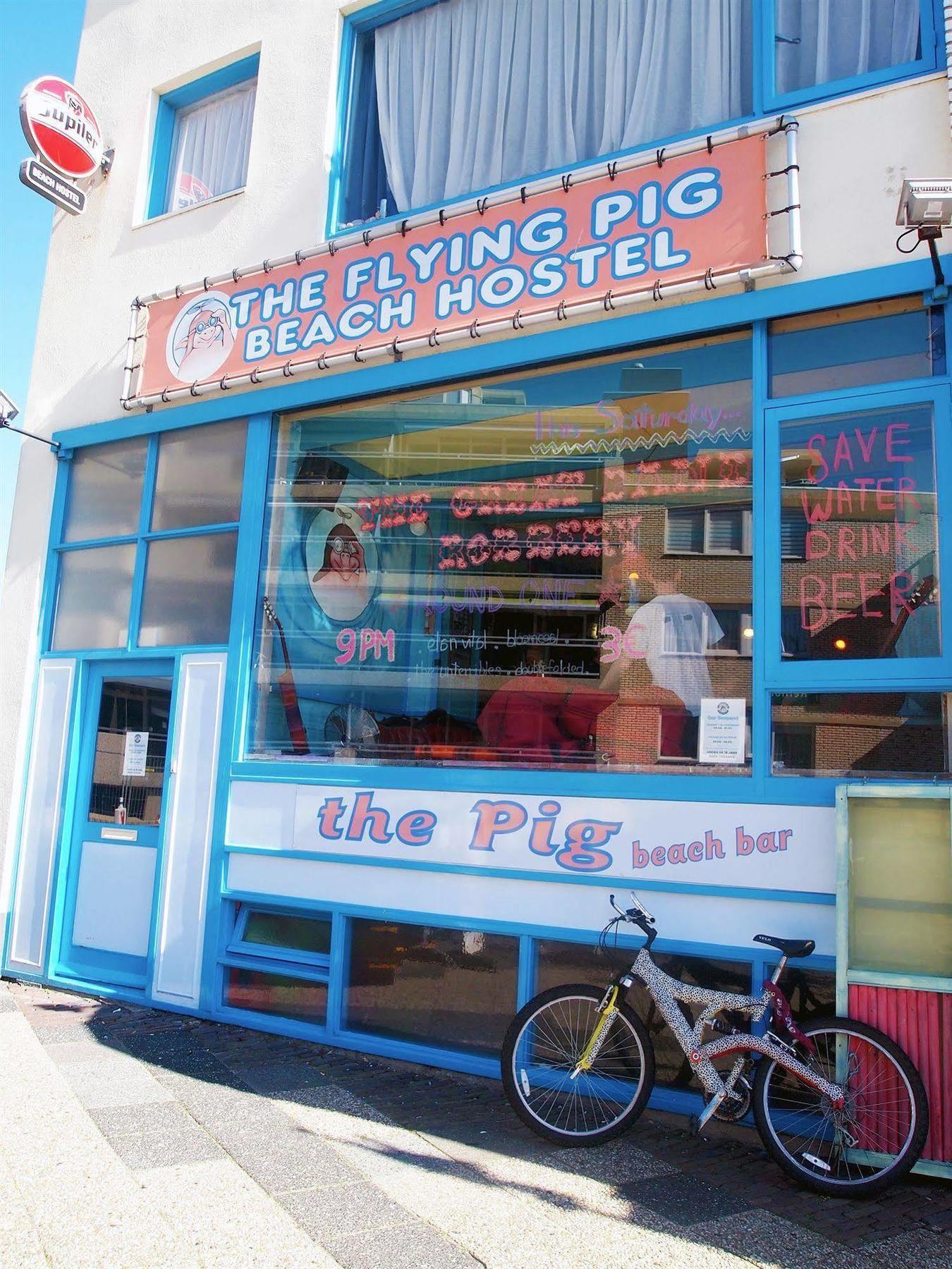 The Flying Pig Beach Hostel Noordwijk Bagian luar foto